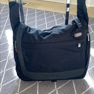 Tumi Black and Gray Messenger Bag